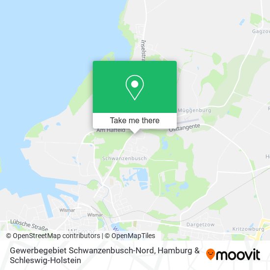 Gewerbegebiet Schwanzenbusch-Nord map