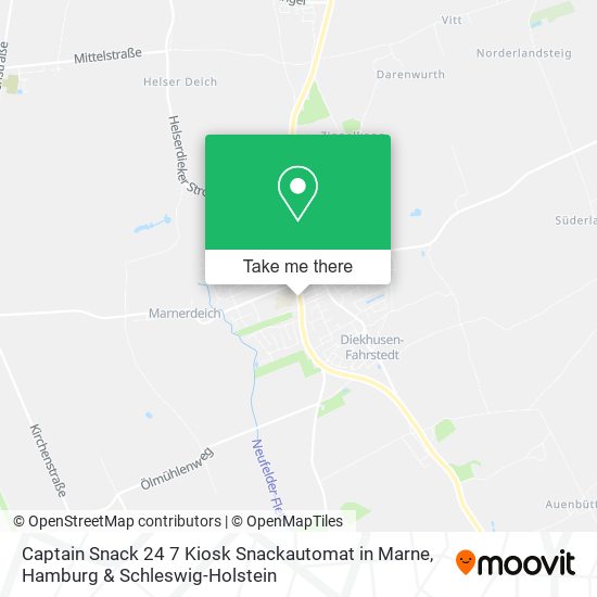 Captain Snack 24 7 Kiosk Snackautomat in Marne map