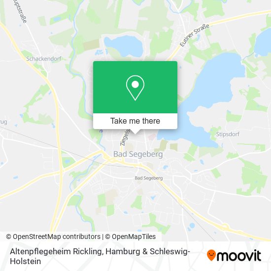 Altenpflegeheim Rickling map