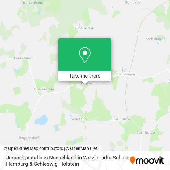 Jugendgästehaus Neusehland in Welzin - Alte Schule map