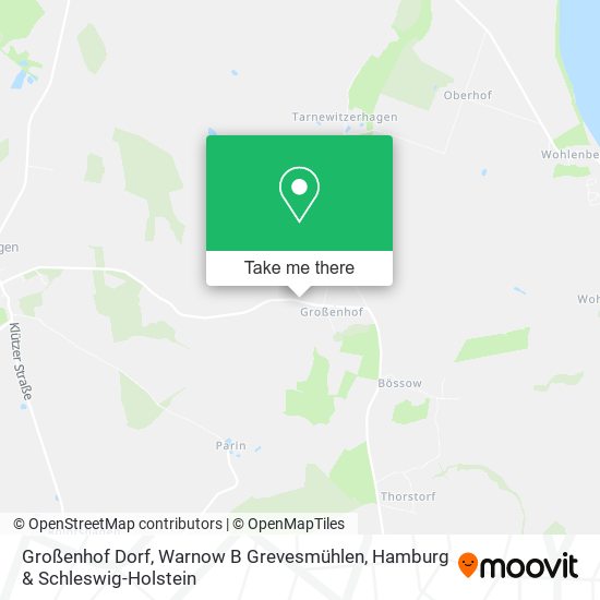 Großenhof Dorf, Warnow B Grevesmühlen map