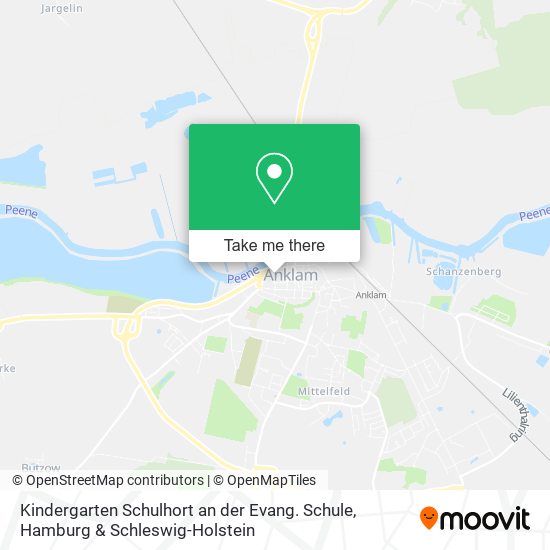 Kindergarten Schulhort an der Evang. Schule map