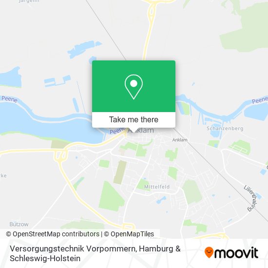 Versorgungstechnik Vorpommern map