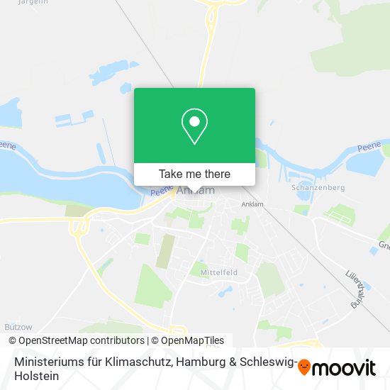 Ministeriums für Klimaschutz map