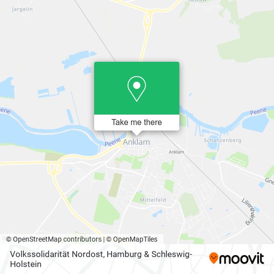 Volkssolidarität Nordost map