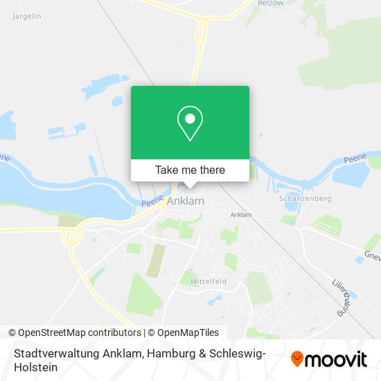 Stadtverwaltung Anklam map