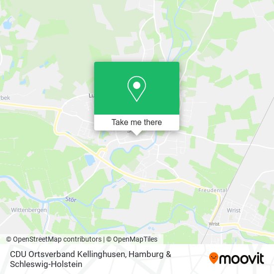 CDU Ortsverband Kellinghusen map