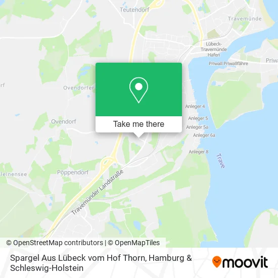 Карта Spargel Aus Lübeck vom Hof Thorn