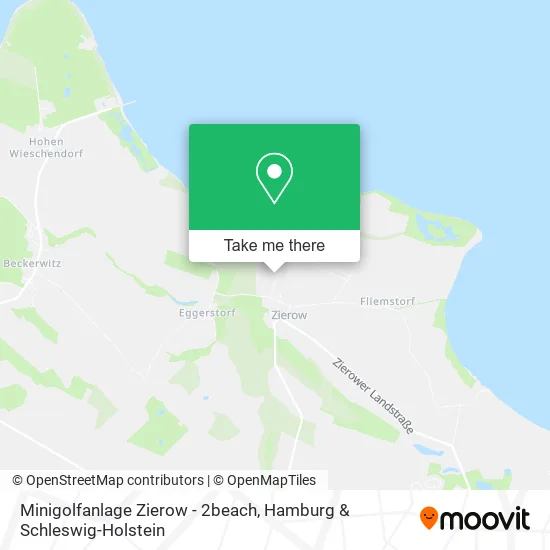 Карта Minigolfanlage Zierow - 2beach