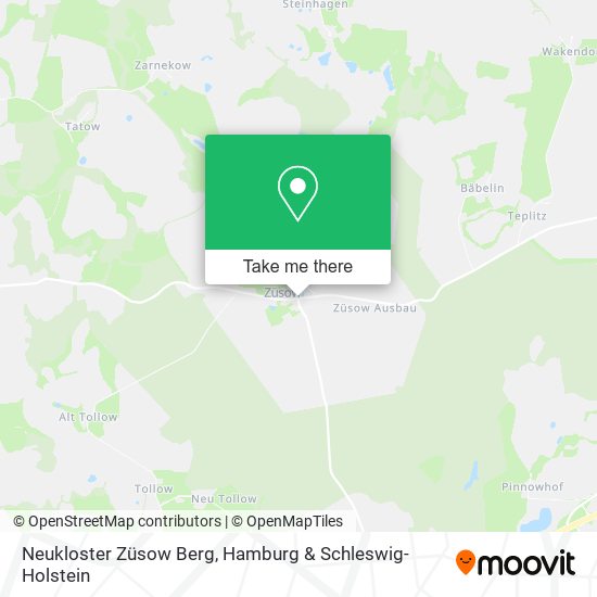 Neukloster Züsow Berg map