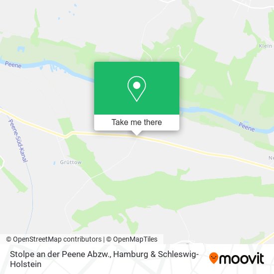 Stolpe an der Peene Abzw. map