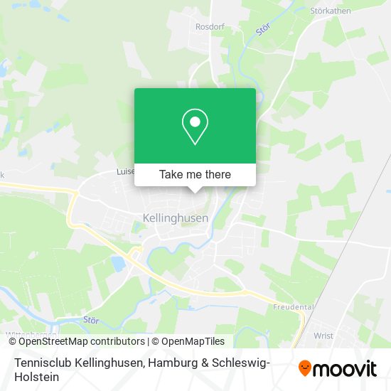 Tennisclub Kellinghusen map