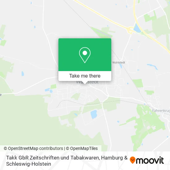 Карта Takk GbR Zeitschriften und Tabakwaren