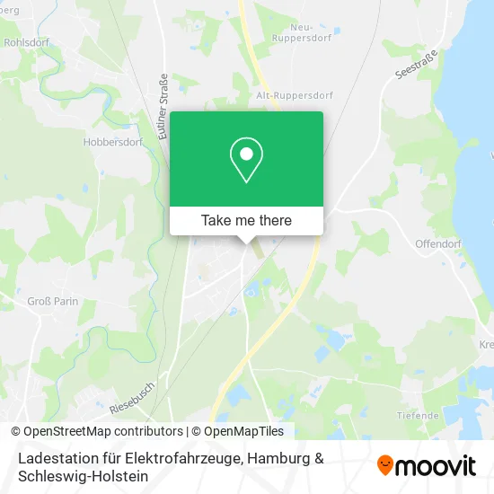 Карта Ladestation für Elektrofahrzeuge