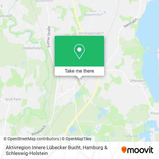 Карта Aktivregion Innere Lübecker Bucht
