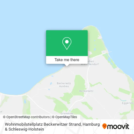 Карта Wohnmobilstellplatz Beckerwitzer Strand