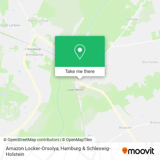 Карта Amazon Locker-Orsolya