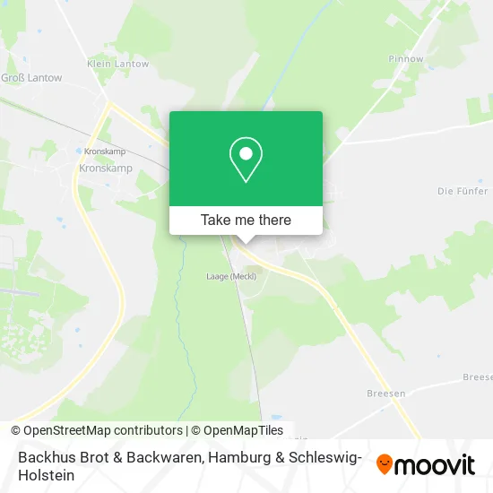 Карта Backhus Brot & Backwaren