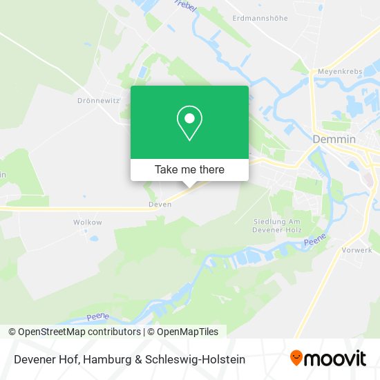 Devener Hof map