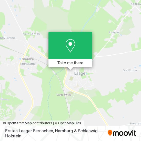 Erstes Laager Fernsehen map