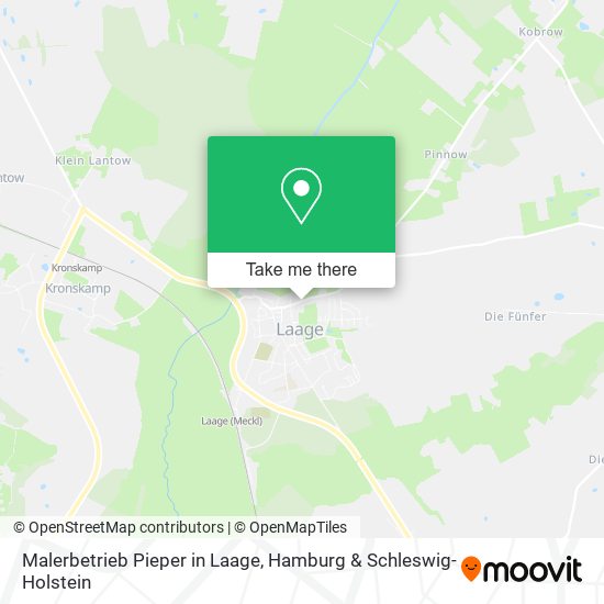 Malerbetrieb Pieper in Laage map