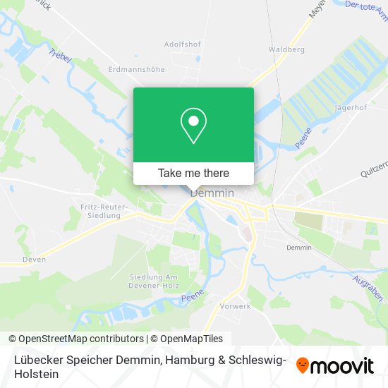 Lübecker Speicher Demmin map