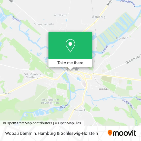 Карта Wobau Demmin