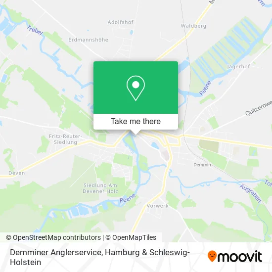Карта Demminer Anglerservice