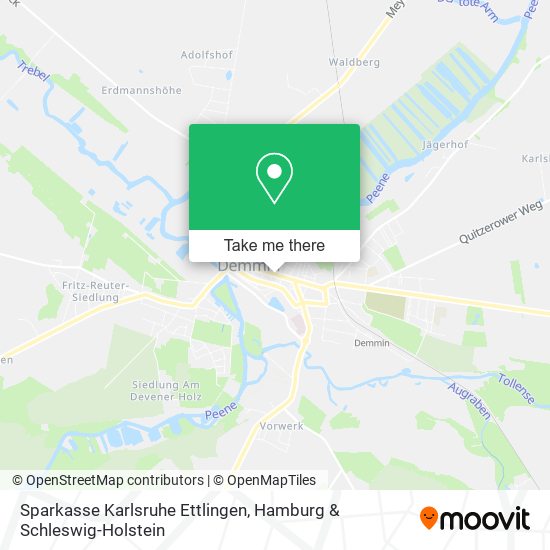 Sparkasse Karlsruhe Ettlingen map