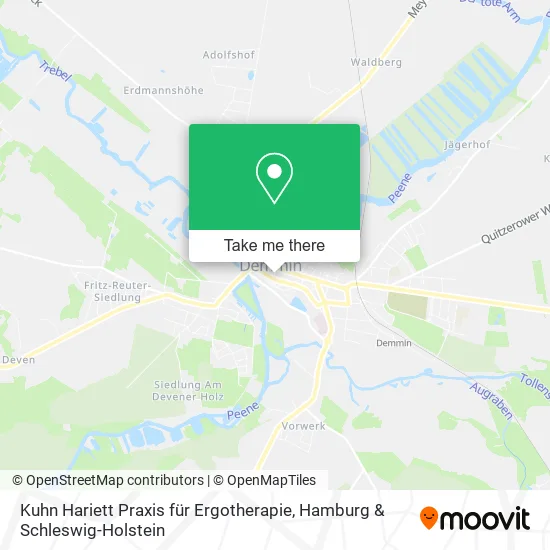 Карта Kuhn Hariett Praxis für Ergotherapie