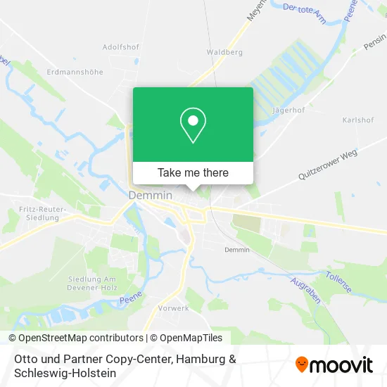 Карта Otto und Partner Copy-Center