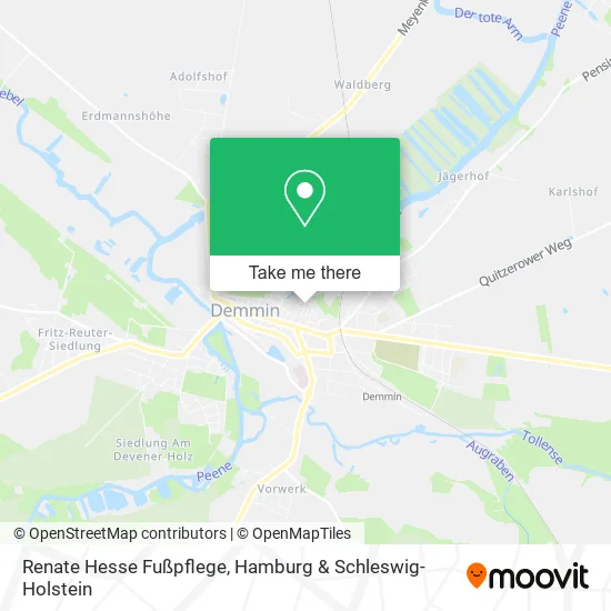 Карта Renate Hesse Fußpflege