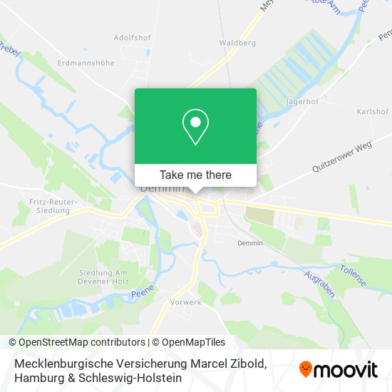 Mecklenburgische Versicherung Marcel Zibold map