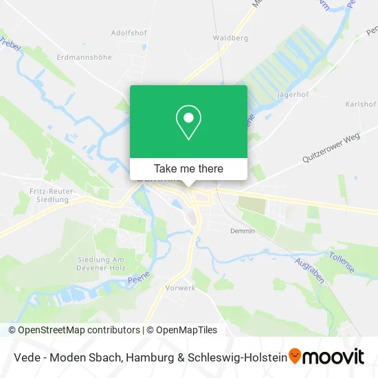 Карта Vede - Moden Sbach