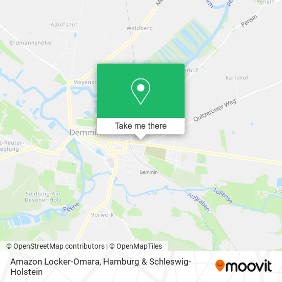 Карта Amazon Locker-Omara