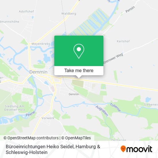 Büroeinrichtungen Heiko Seidel map