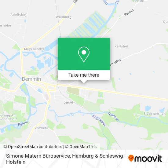 Карта Simone Matern Büroservice