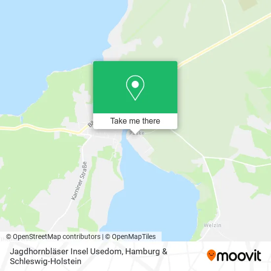 Карта Jagdhornbläser Insel Usedom