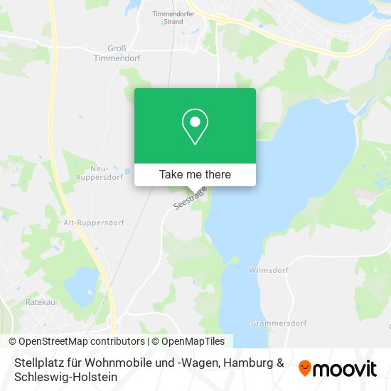 Stellplatz für Wohnmobile und -Wagen map