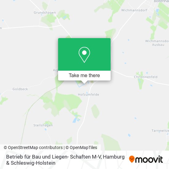 Betrieb für Bau und Liegen- Schaften M-V map