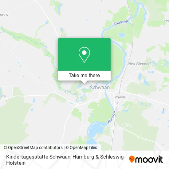 Карта Kindertagesstätte Schwaan