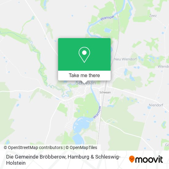 Die Gemeinde Bröbberow map