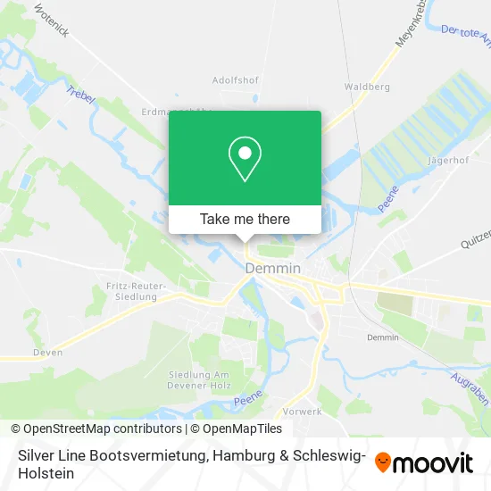 Карта Silver Line Bootsvermietung