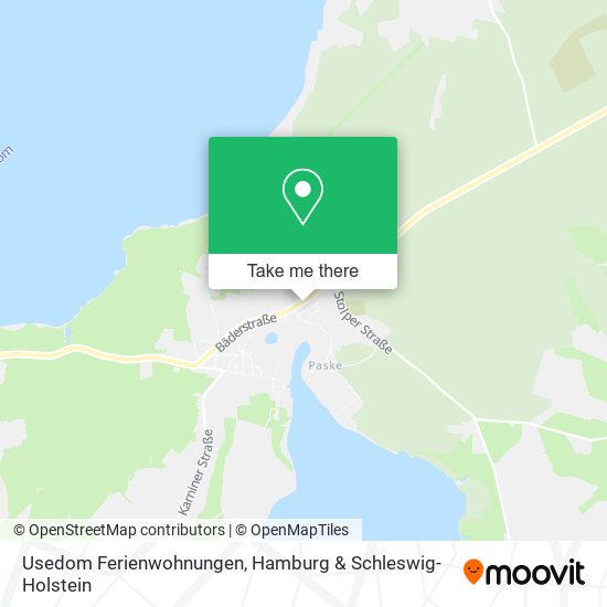 Usedom Ferienwohnungen map