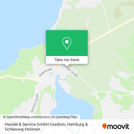 Handel & Service GmbH Usedom map