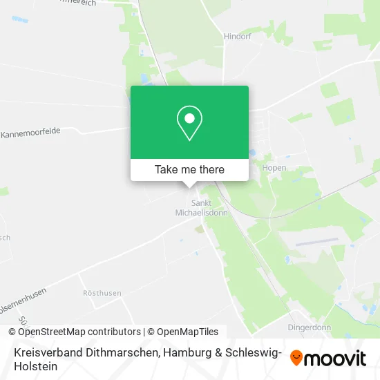 Kreisverband Dithmarschen map