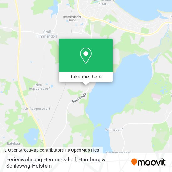 Ferienwohnung Hemmelsdorf map