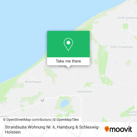 Карта Strandsuite Wohnung Nr. 6