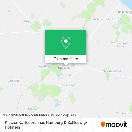 Klützer Kaffeebrenner map