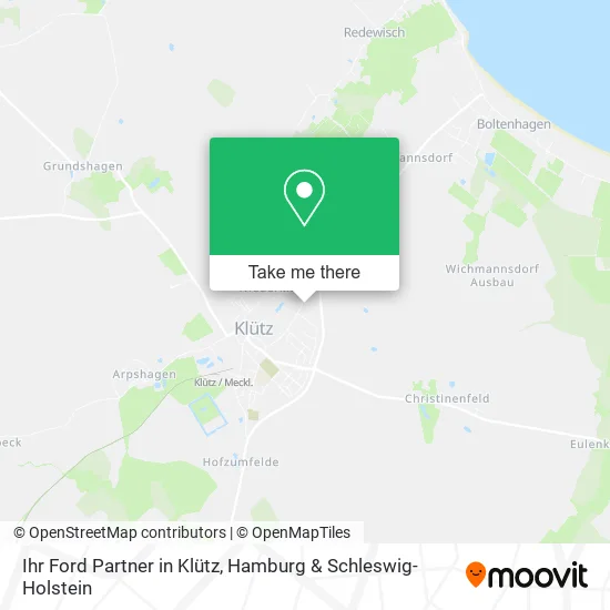 Карта Ihr Ford Partner in Klütz